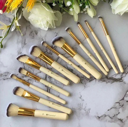 swift mart Couture 12 Piece Brush Set - Branded Cosmetics - Studded Box