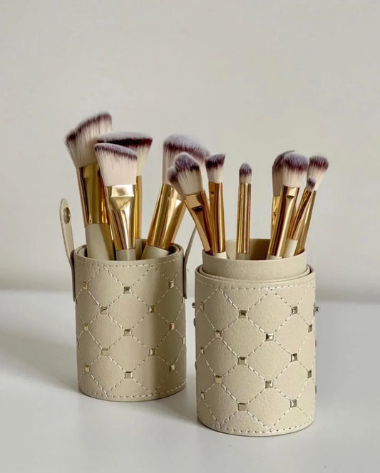 swift mart Couture 12 Piece Brush Set - Branded Cosmetics - Studded Box